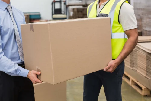 What is door-to-door shipping, and does a freight forwarder offer this service?